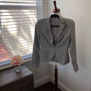 Light gray express skirt & blazer set